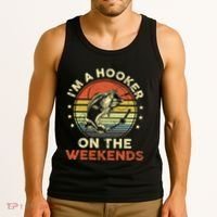 Fishinghooker On Weekends Tank Top thumb 3