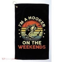 Fishinghooker On Weekends Golf Towel thumb 0