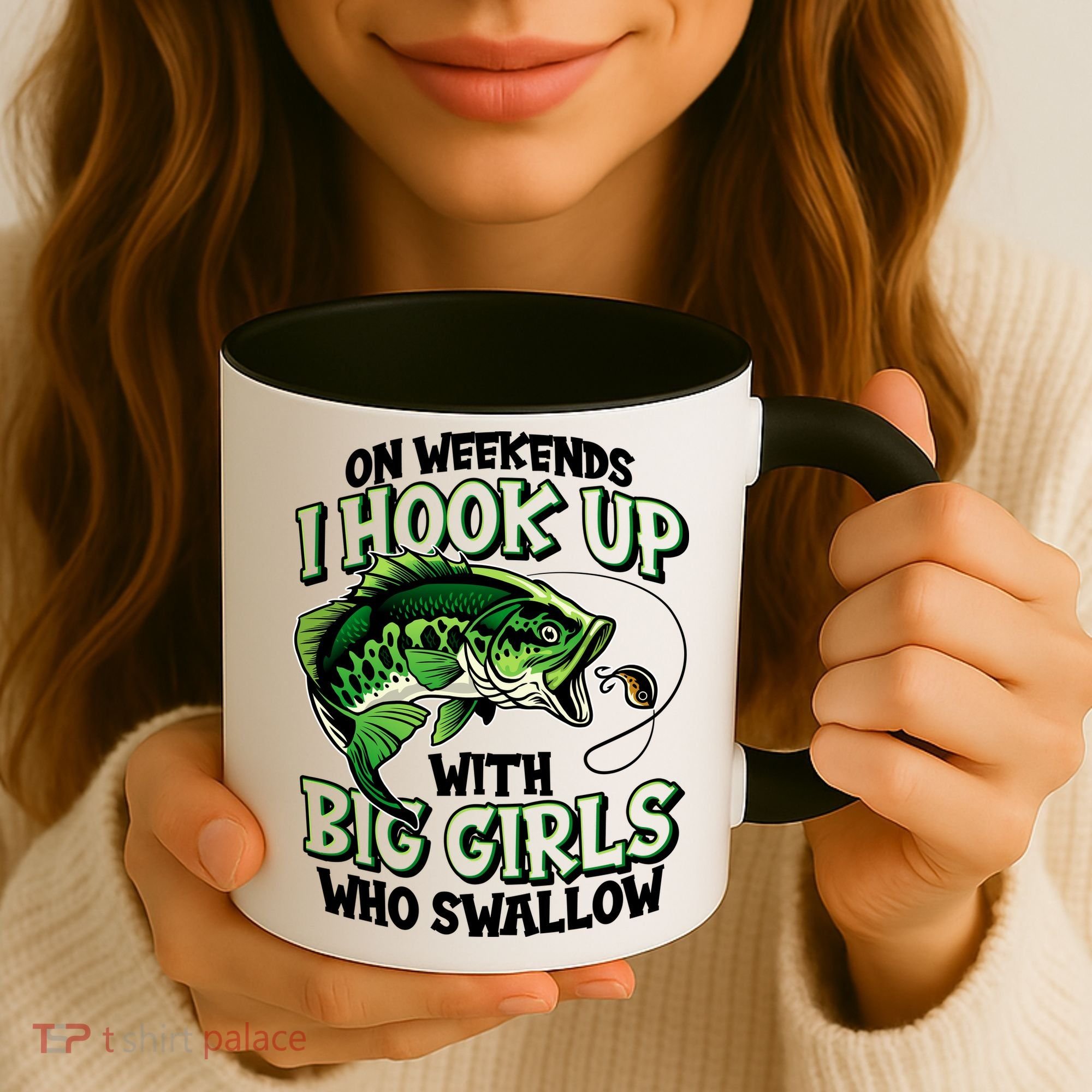 Fishing On Weekends I Hook With Big Girls Who Swallow Coffee Mug