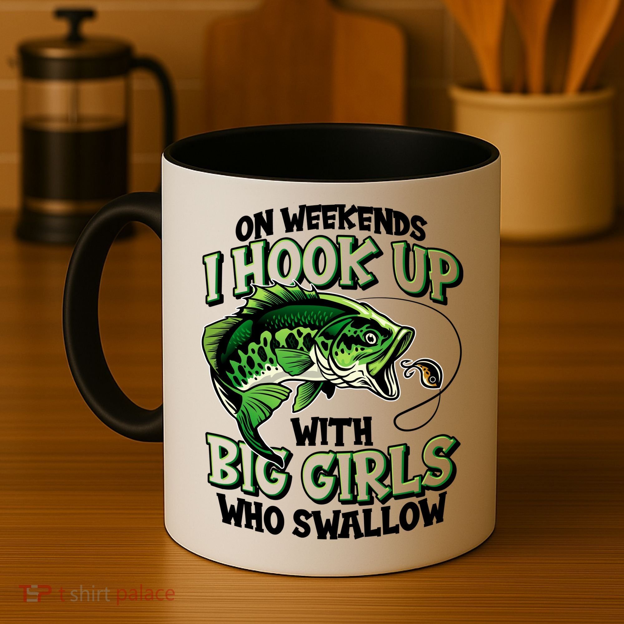 Fishing On Weekends I Hook With Big Girls Who Swallow Coffee Mug