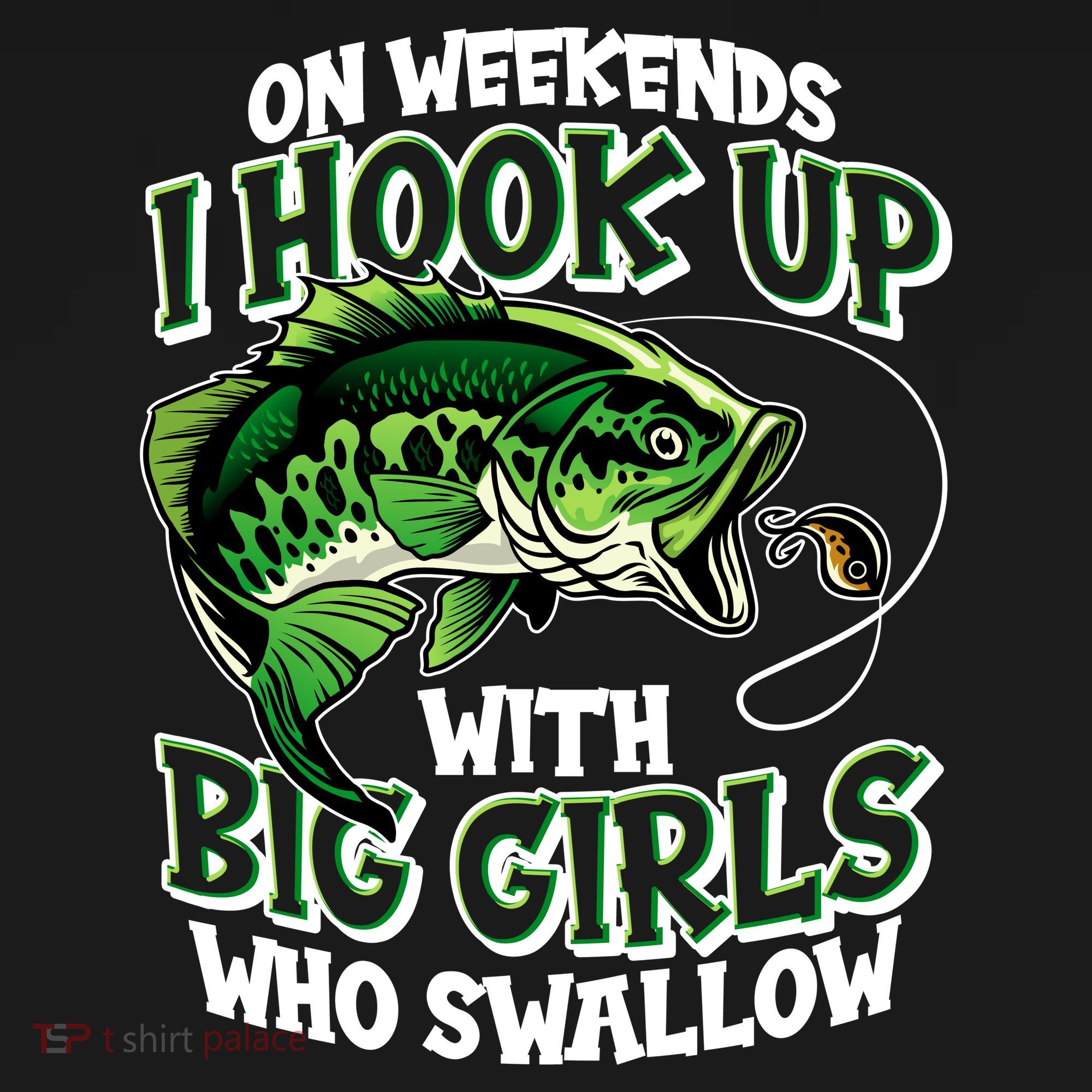 Fishing On Weekends I Hook With Big Girls Who Swallow Ornament