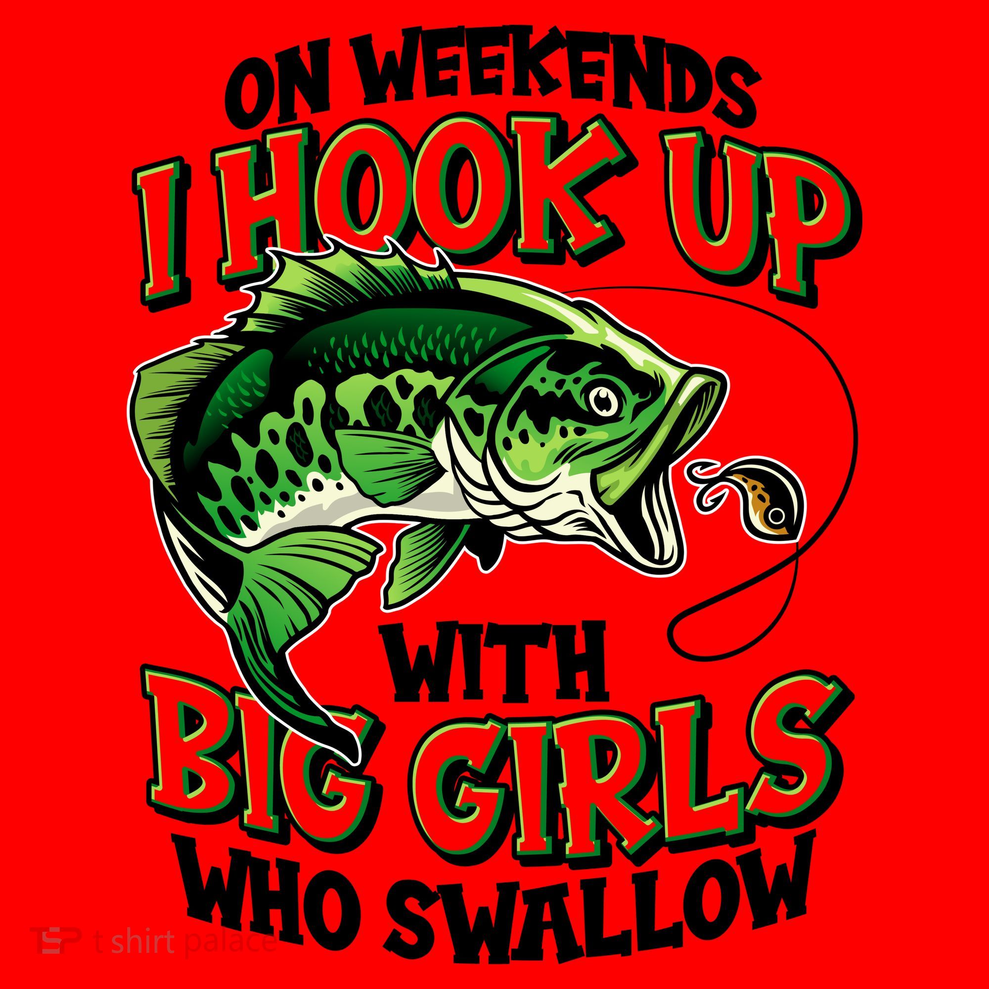 Fishing On Weekends I Hook With Big Girls Who Swallow Santa Hat