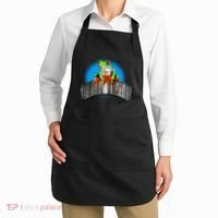 Frog On Wood Panel Apron thumb 2