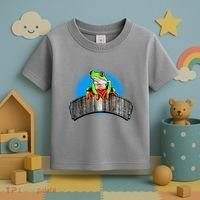 Frog On Wood Panel Toddler T-Shirt thumb 3