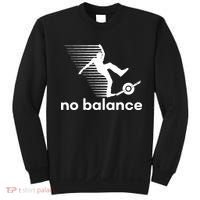 Funny One Wheel No Balance Sweatshirt thumb 0
