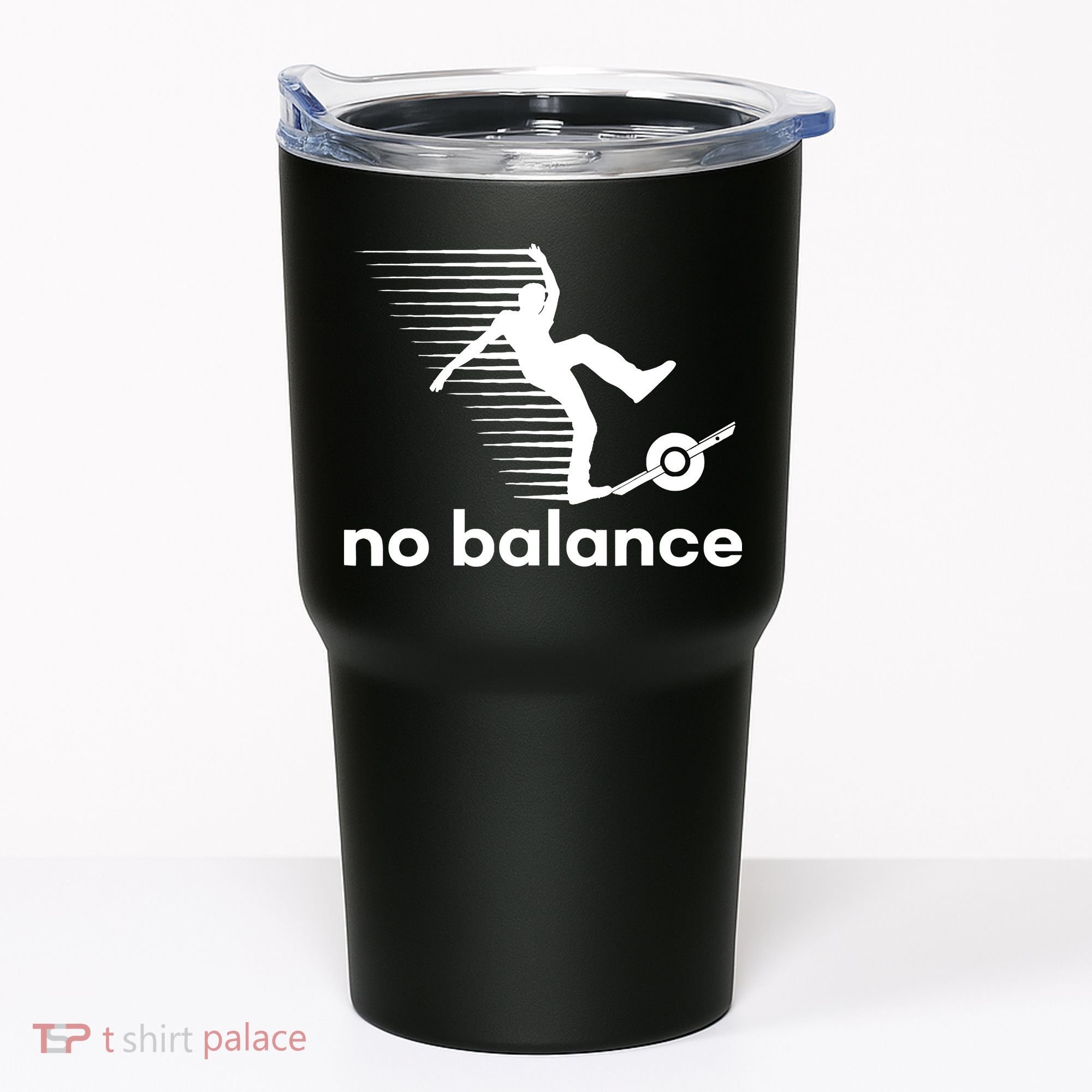 Funny One Wheel No Balance Tumbler