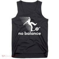 Funny One Wheel No Balance Tank Top thumb 0