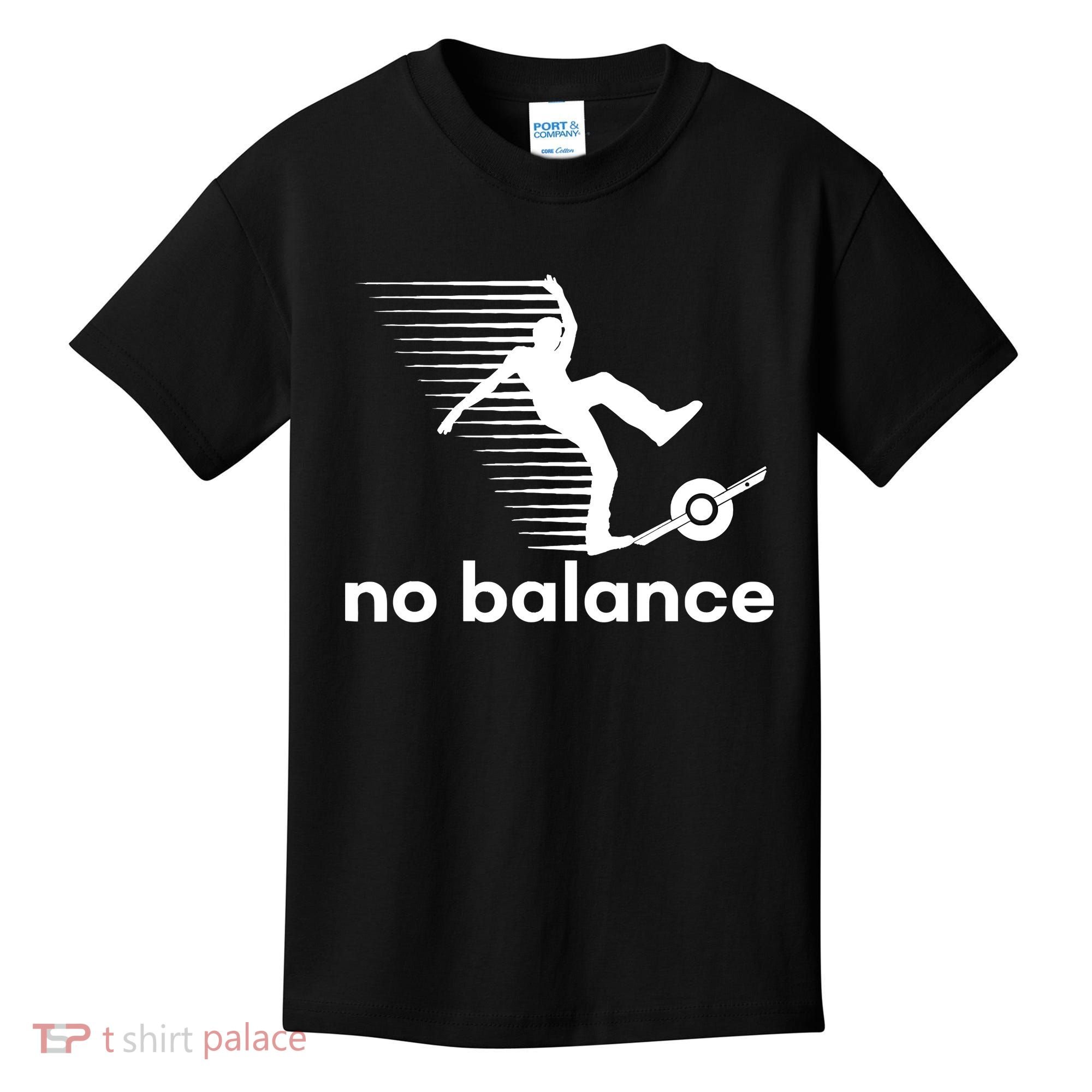 Funny One Wheel No Balance Kids T-Shirt