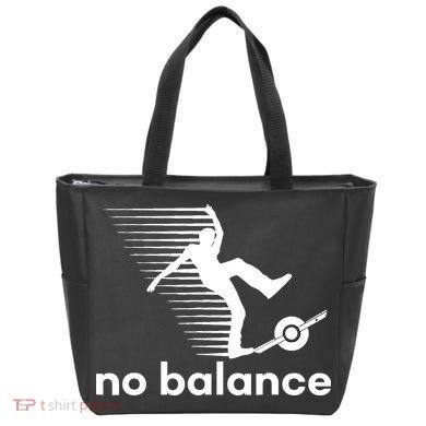 Funny One Wheel No Balance Tote Bag