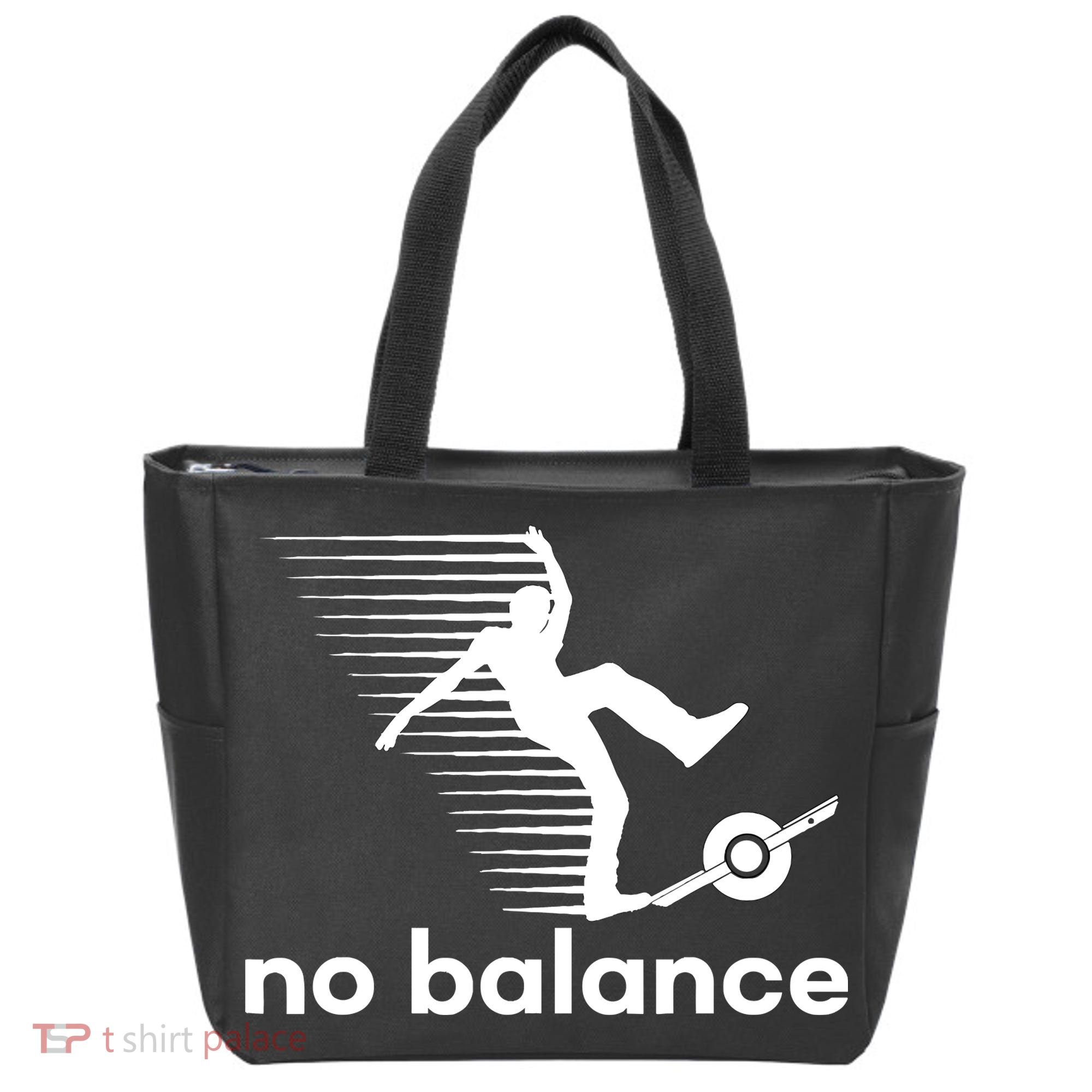 Funny One Wheel No Balance Tote Bag