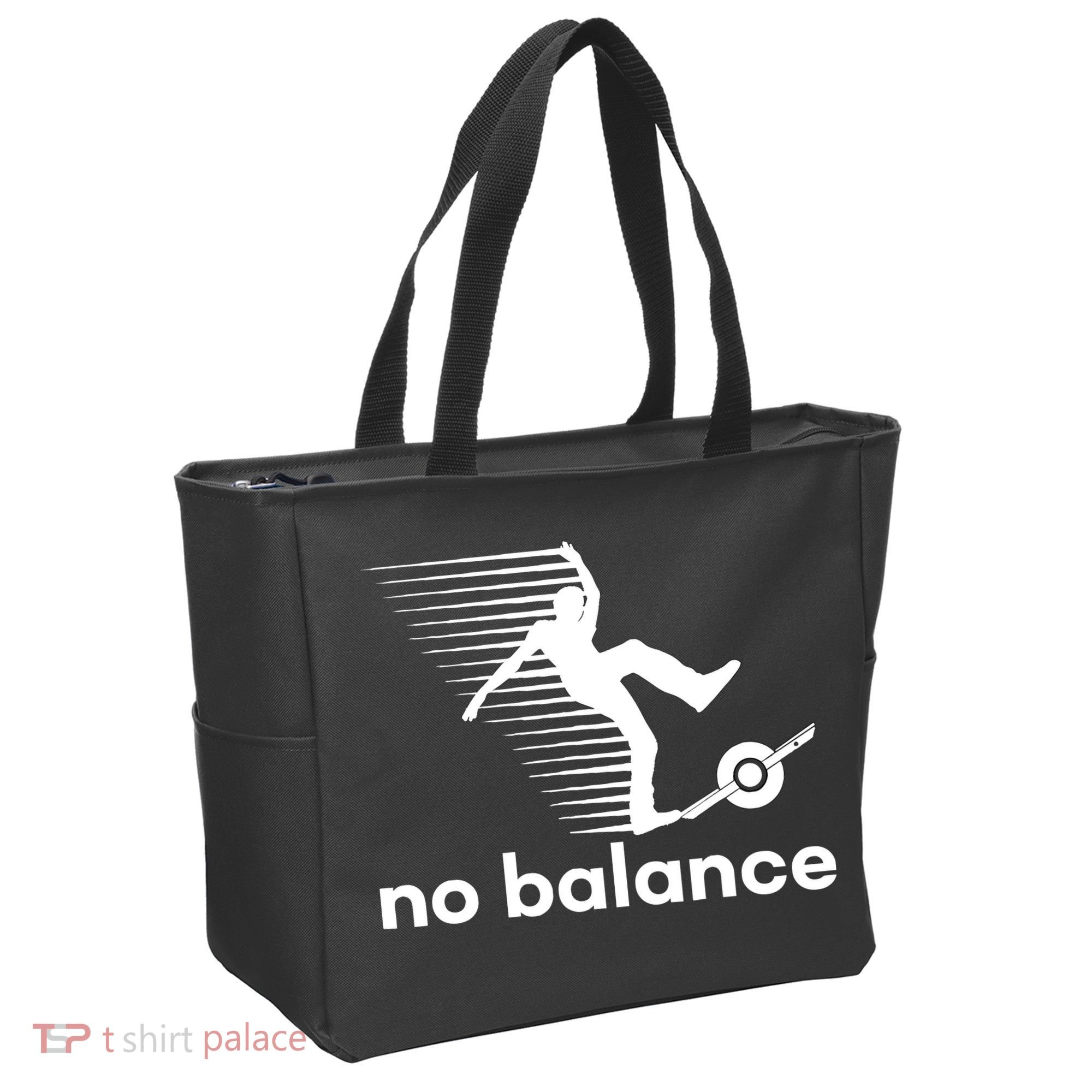 Funny One Wheel No Balance Tote Bag