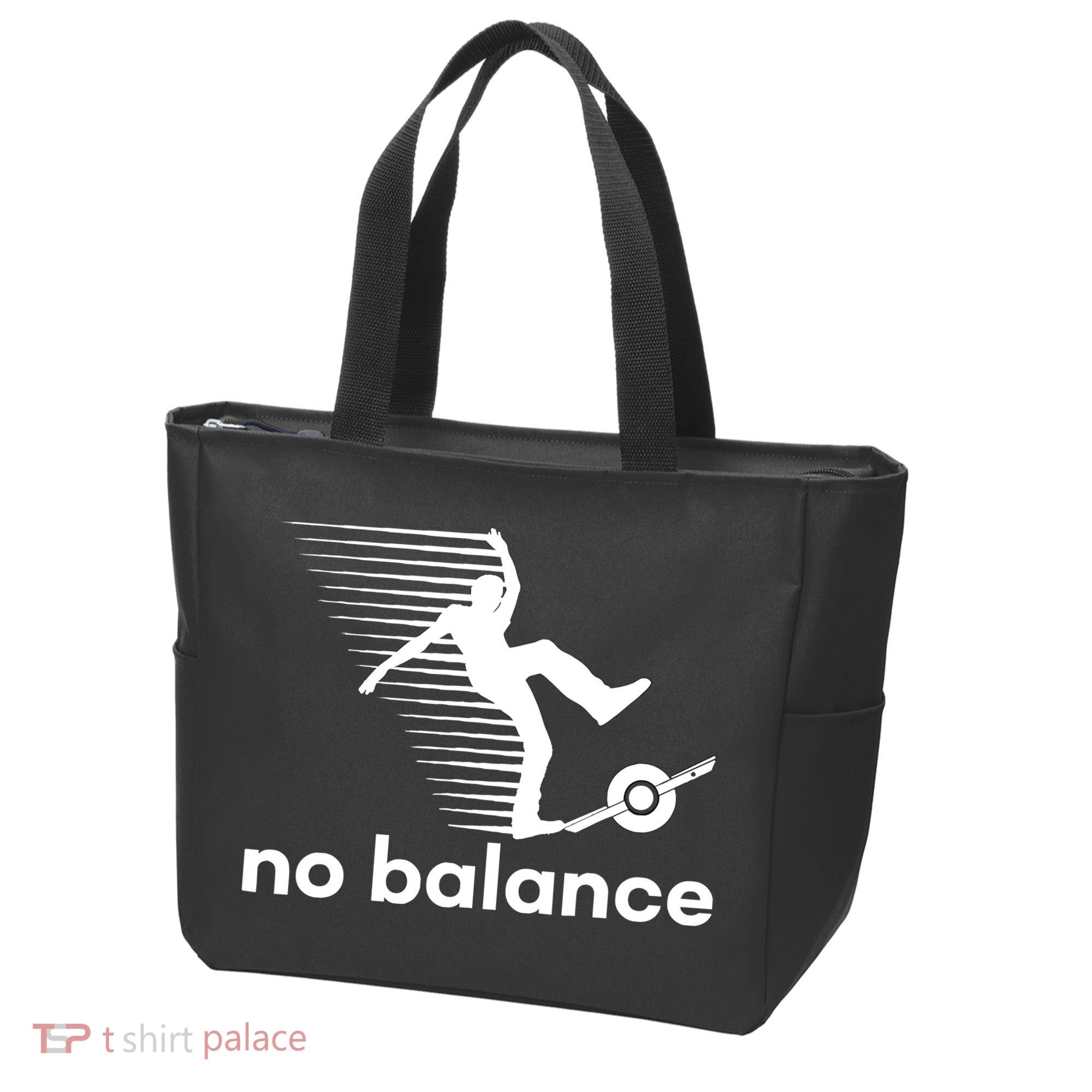 Funny One Wheel No Balance Tote Bag