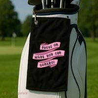 Focus On What You Can Control Golf Towel thumb 2