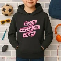 Focus On What You Can Control Kids Hoodie thumb 2