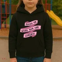 Focus On What You Can Control Kids Hoodie thumb 3