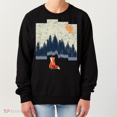 Fox Distorted Forrest  Women's Sweatshirt