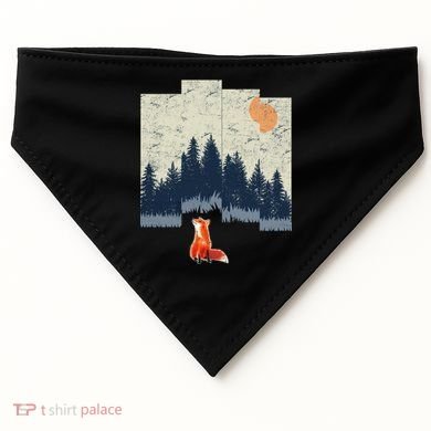 Fox Distorted Forrest  USA-Made Doggie Bandana