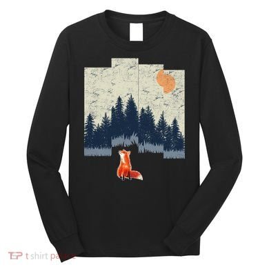 Fox Distorted Forrest  Long Sleeve Shirt