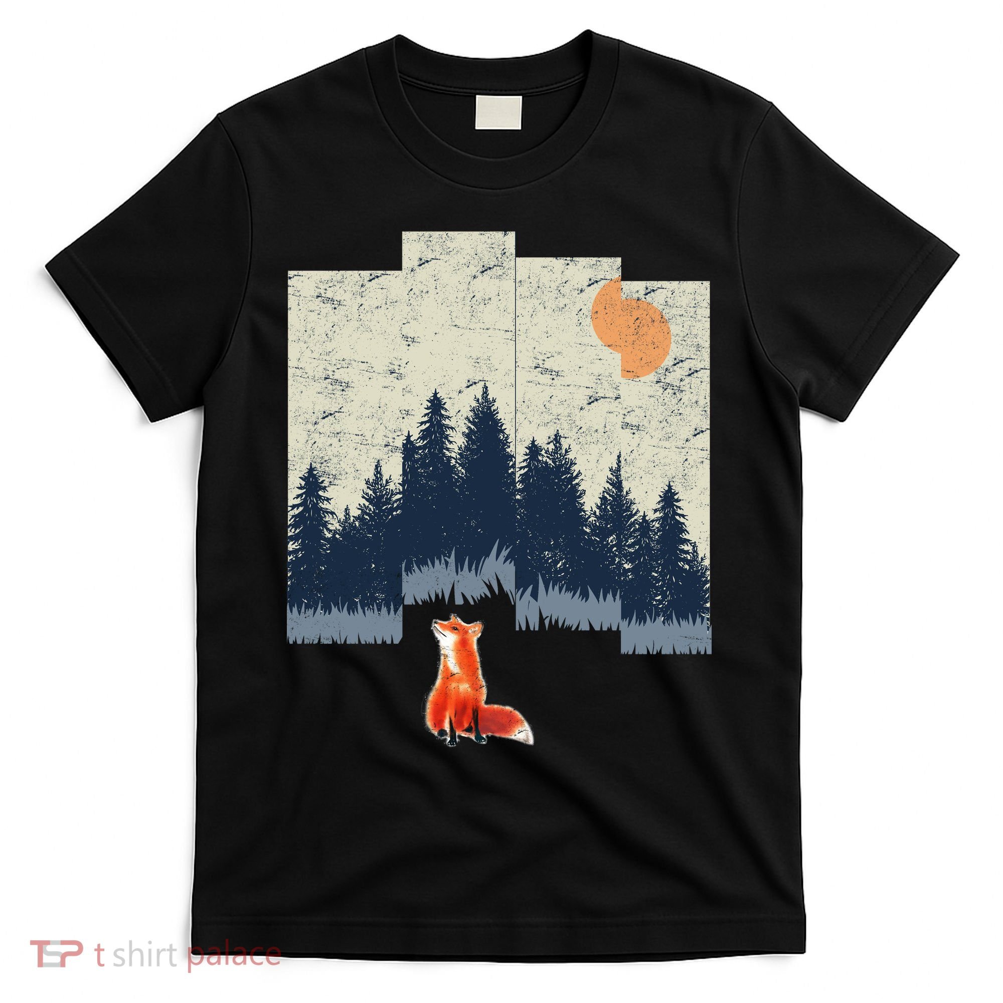 Fox Distorted Forrest  T-Shirt