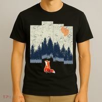Fox Distorted Forrest  T-Shirt thumb 3