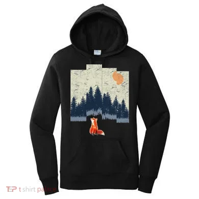 Fox Distorted Forrest  Women's Hoodie