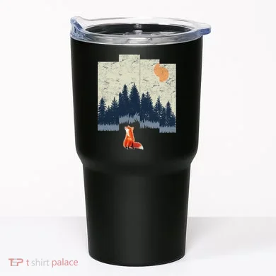 Fox Distorted Forrest  Tumbler