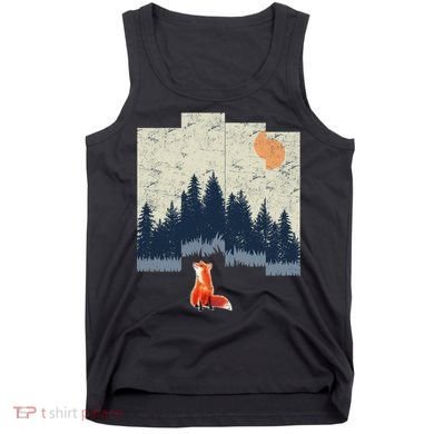 Fox Distorted Forrest  Tank Top