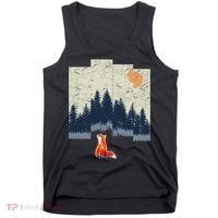Fox Distorted Forrest  Tank Top thumb 0