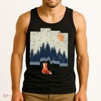 Fox Distorted Forrest  Tank Top thumb 3