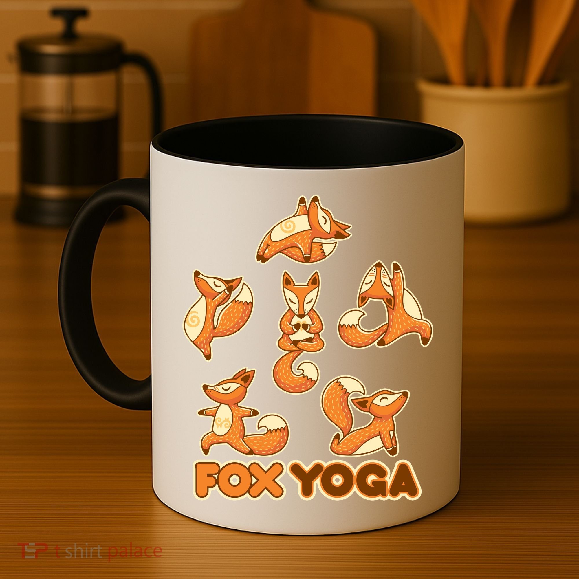 Fox Yoga Coffee Mug