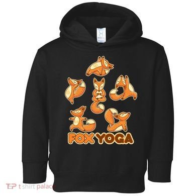 Fox Yoga Toddler Hoodie
