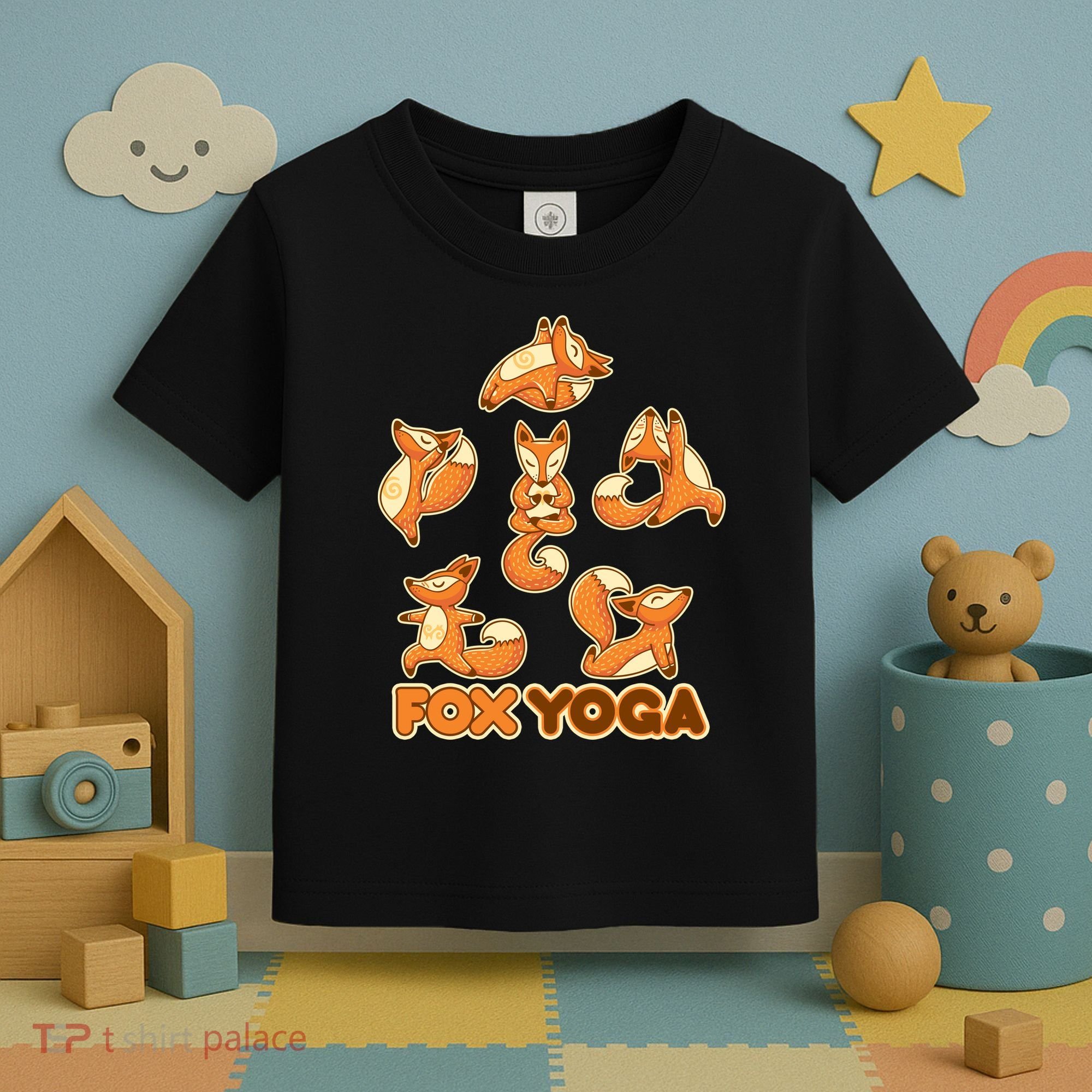 Fox Yoga Toddler T-Shirt
