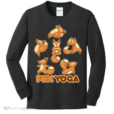 Fox Yoga Kids Long Sleeve Shirt