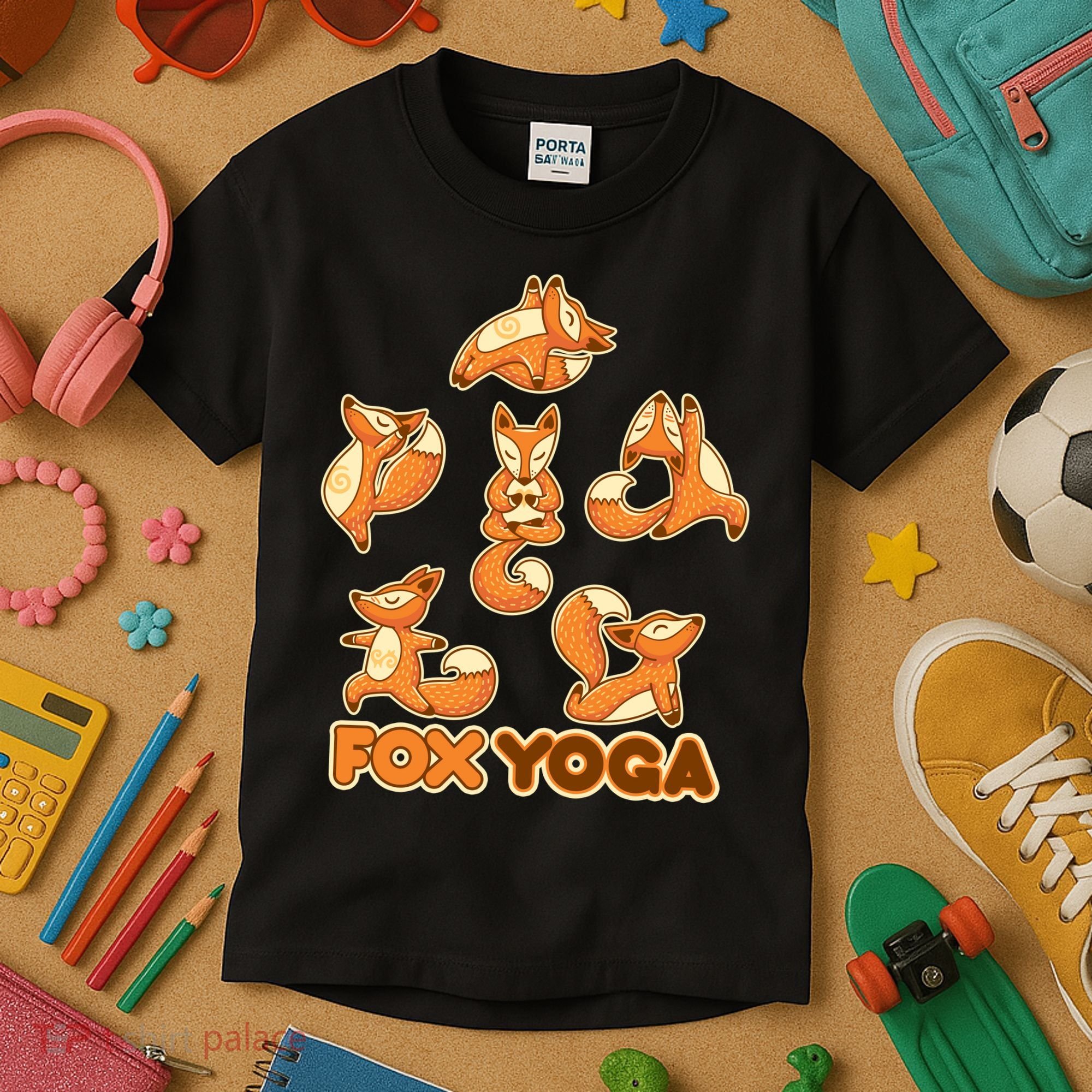 Fox Yoga Kids T-Shirt