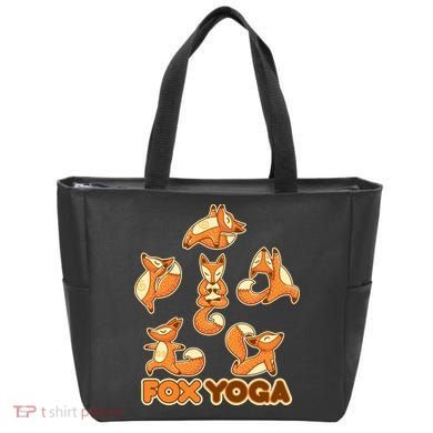 Fox Yoga Tote Bag