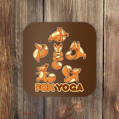 Fox Yoga Coaster