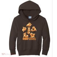 Fox Yoga Kids Hoodie thumb 0