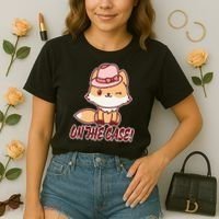 Foxy On That Case Cute Fox Comfort Colors Boxy T-Shirt thumb 2