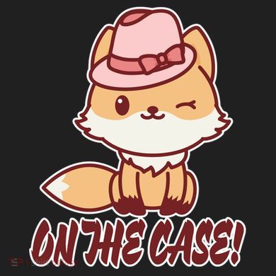Foxy On That Case Cute Fox Comfort Colors Boxy T-Shirt