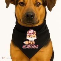 Foxy On That Case Cute Fox USA-Made Doggie Bandana thumb 1