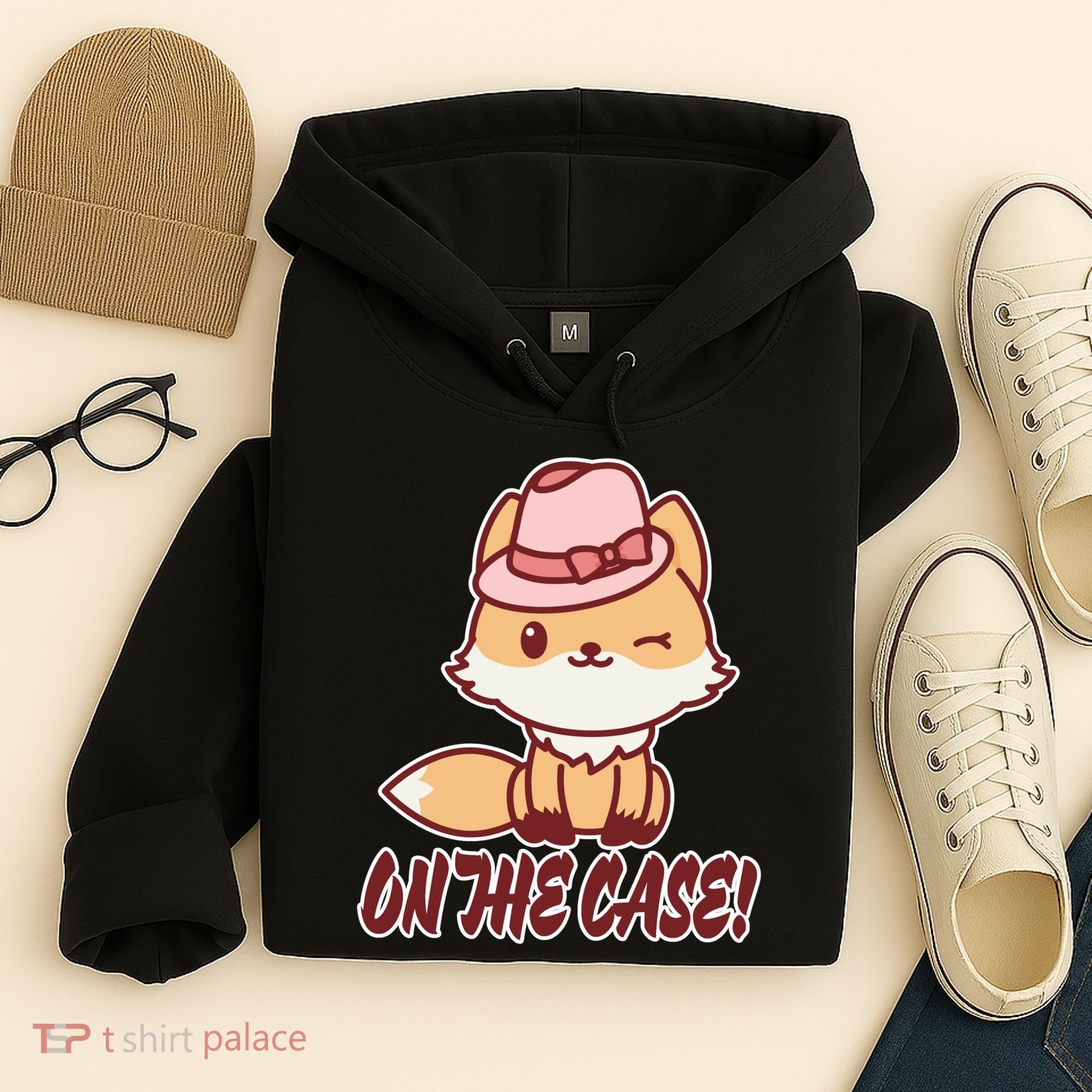 Foxy On That Case Cute Fox Hoodie