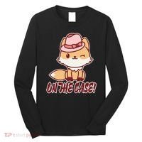 Foxy On That Case Cute Fox Long Sleeve Shirt thumb 0