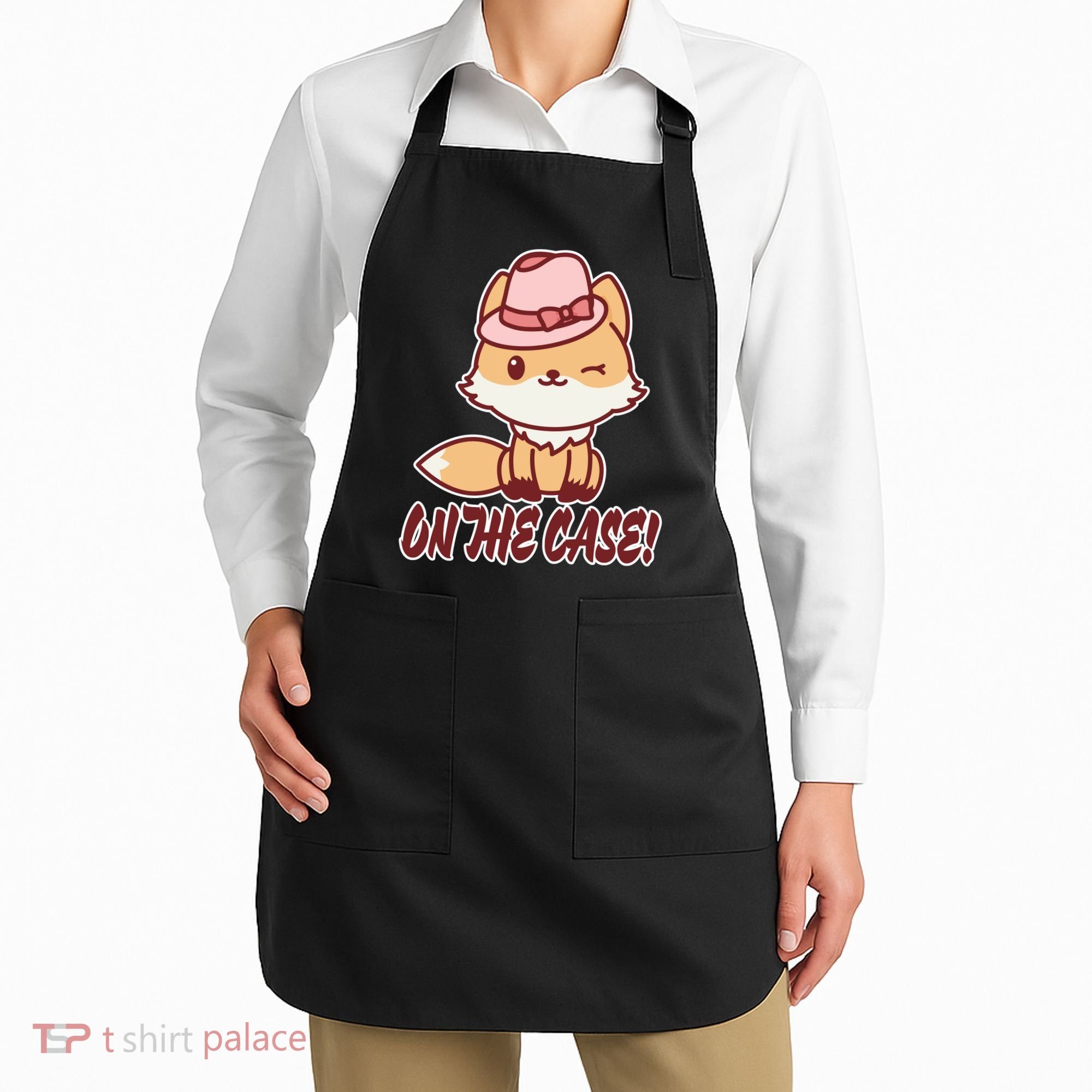 Foxy On That Case Cute Fox Apron