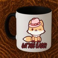 Foxy On That Case Cute Fox Coffee Mug thumb 2