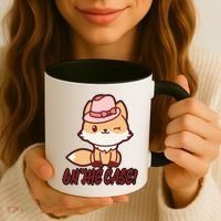 Foxy On That Case Cute Fox Coffee Mug thumb 3