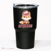 Foxy On That Case Cute Fox Tumbler thumb 0
