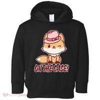Foxy On That Case Cute Fox Toddler Hoodie thumb 0