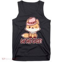 Foxy On That Case Cute Fox Tank Top thumb 0