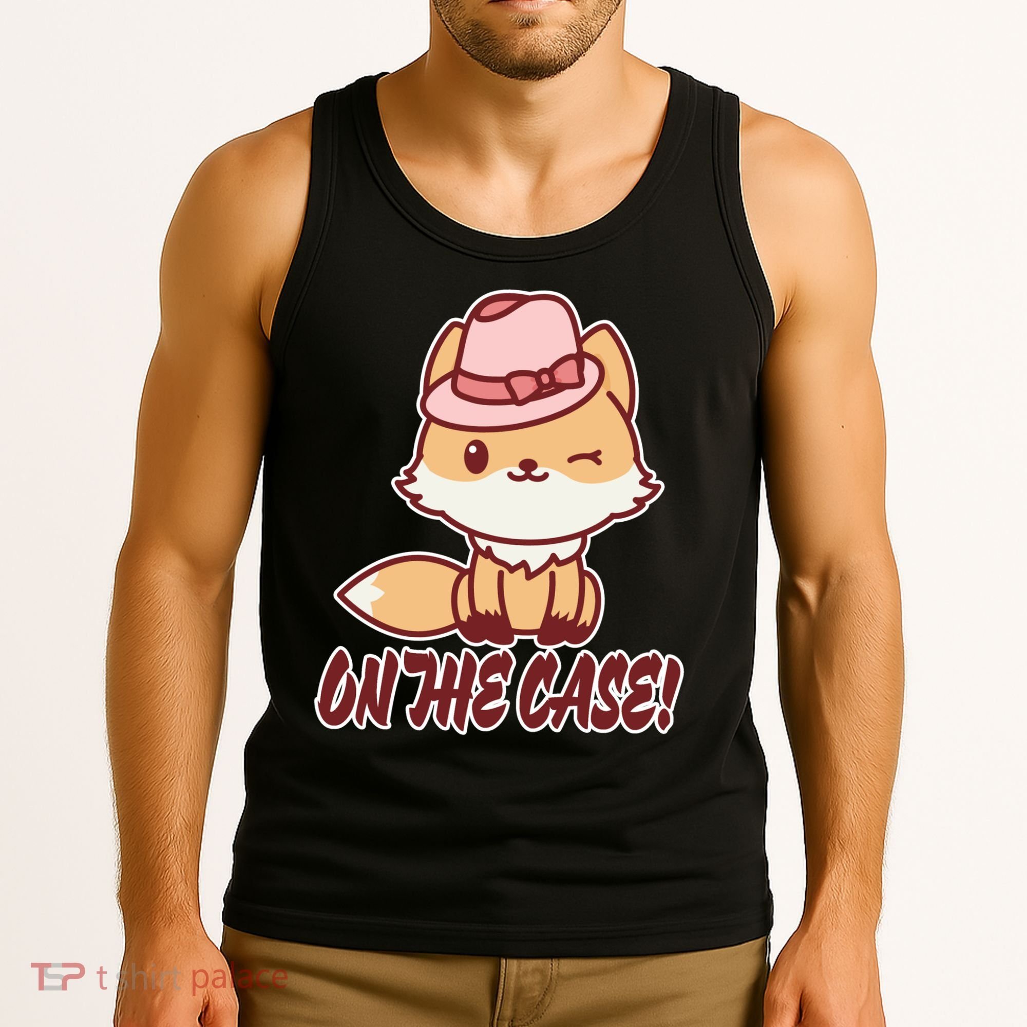 Foxy On That Case Cute Fox Tank Top