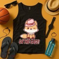 Foxy On That Case Cute Fox Tank Top thumb 4